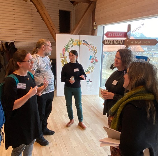 På kurs på SLU i Ultuna.