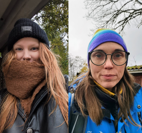 Filippa och Sanna.