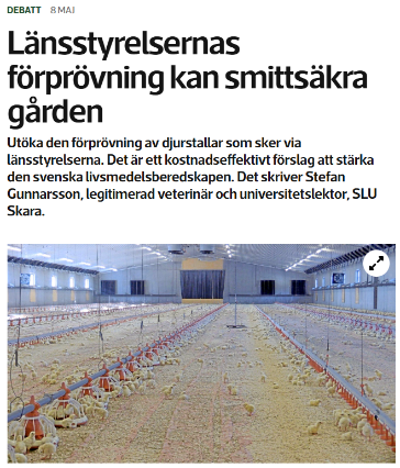 Bild på debattartikeln
