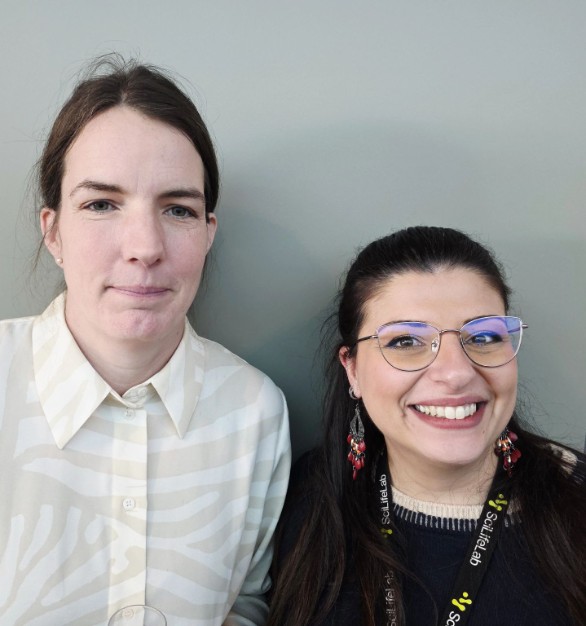 Melania Angellotti och Rebecca Danielsson